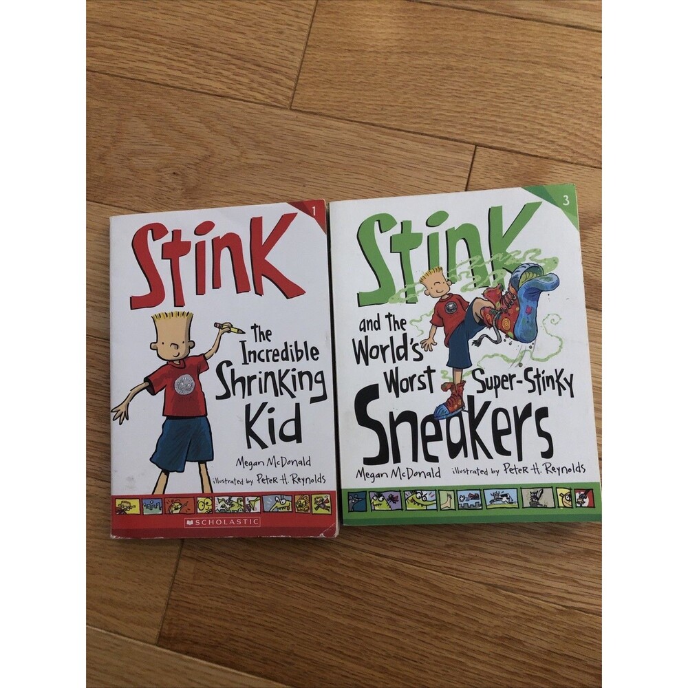 Lot of 2 Stink Books by Megan McDonald Paperback Books 1 & 3